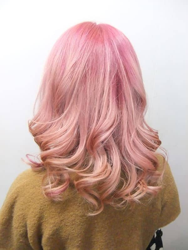 Reverse Ombre Pastel Pink Sjades