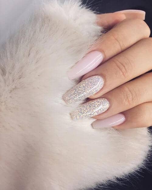 Snow Queen Light Pink Shimmery Glitter