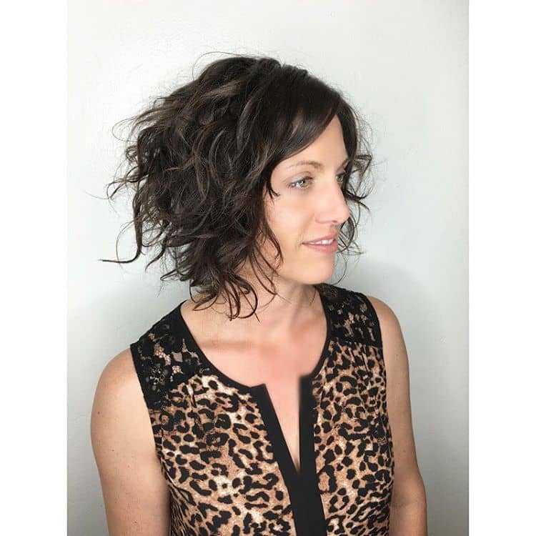 Long Curly Bob With A Bit Of Kink