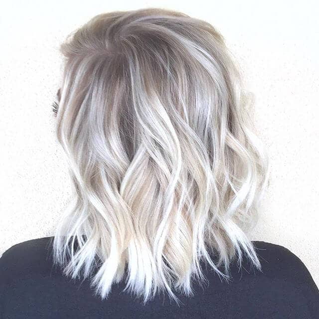 Short Waves with Ash Blonde Highlights