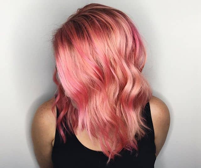 Watermelon Light Pink Hair Color