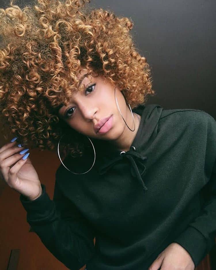 Trendy Short Curly Hair In A Curated Natural Curls