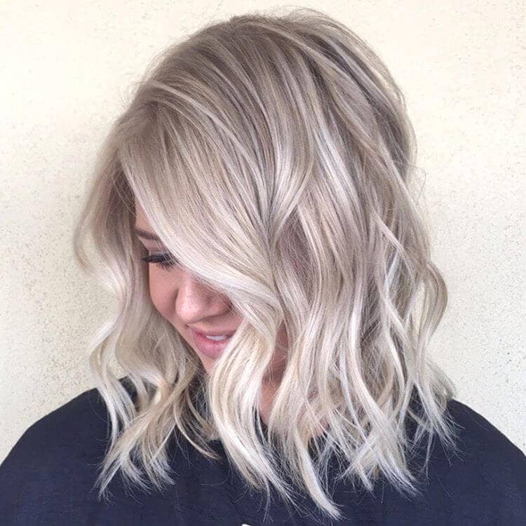 Soft Short Ash Blonde Hair