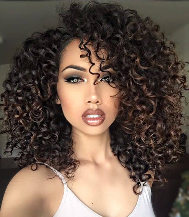 Exotic Waterfall Of Well Defined Curl Pattern