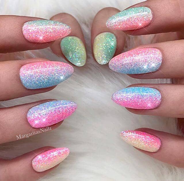 Featured image of post Glitter Cute Acrylic Nails For Kids