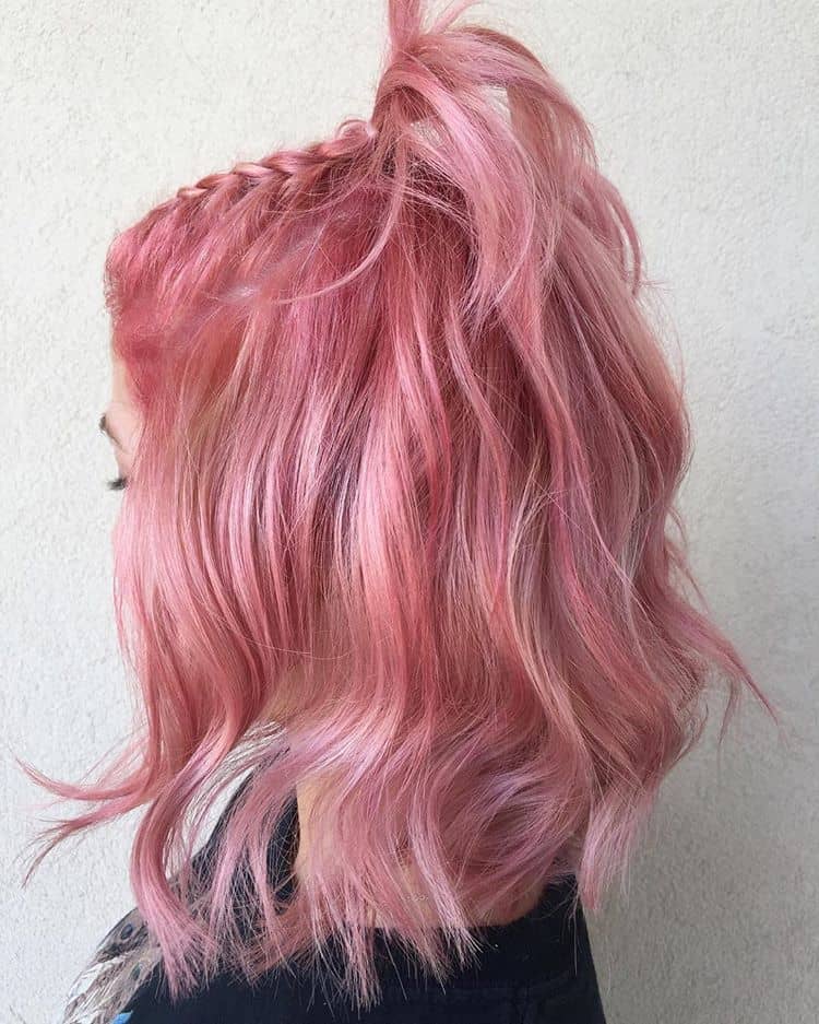 Cool Trendy Creamy Pink Tresses