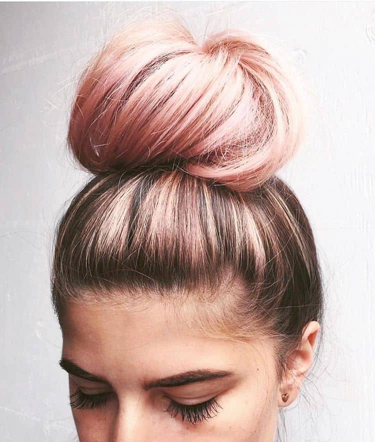 Nice and Neat Pink Bubblegum Pink Bun