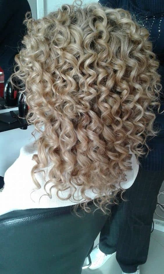 Natural Hair with Curled To Perfection Long Haircut