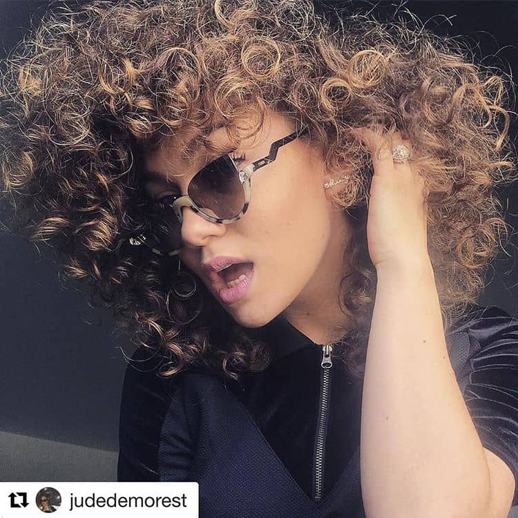 Curly Modern Twist To The Disco Style