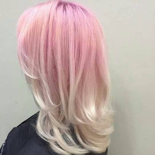 A hint of Tint Pink Reverse Ombre
