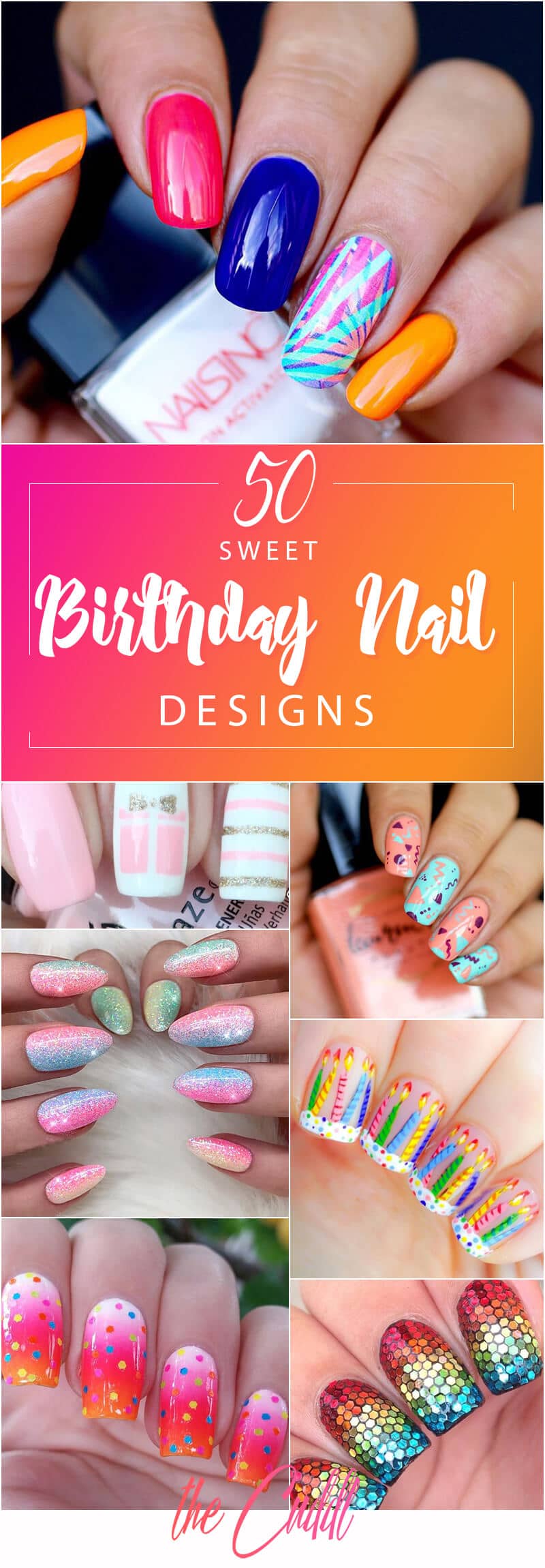 50 Sweet Birthday Nails to Brighten Your Special Day