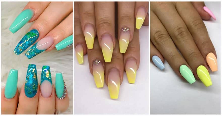 50 Awesome Coffin Nail Designs You’ll Flip For