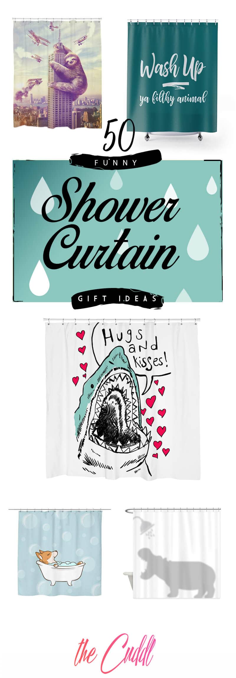 50 Unique and Funny Shower Curtain Gift Ideas for Any Occasion