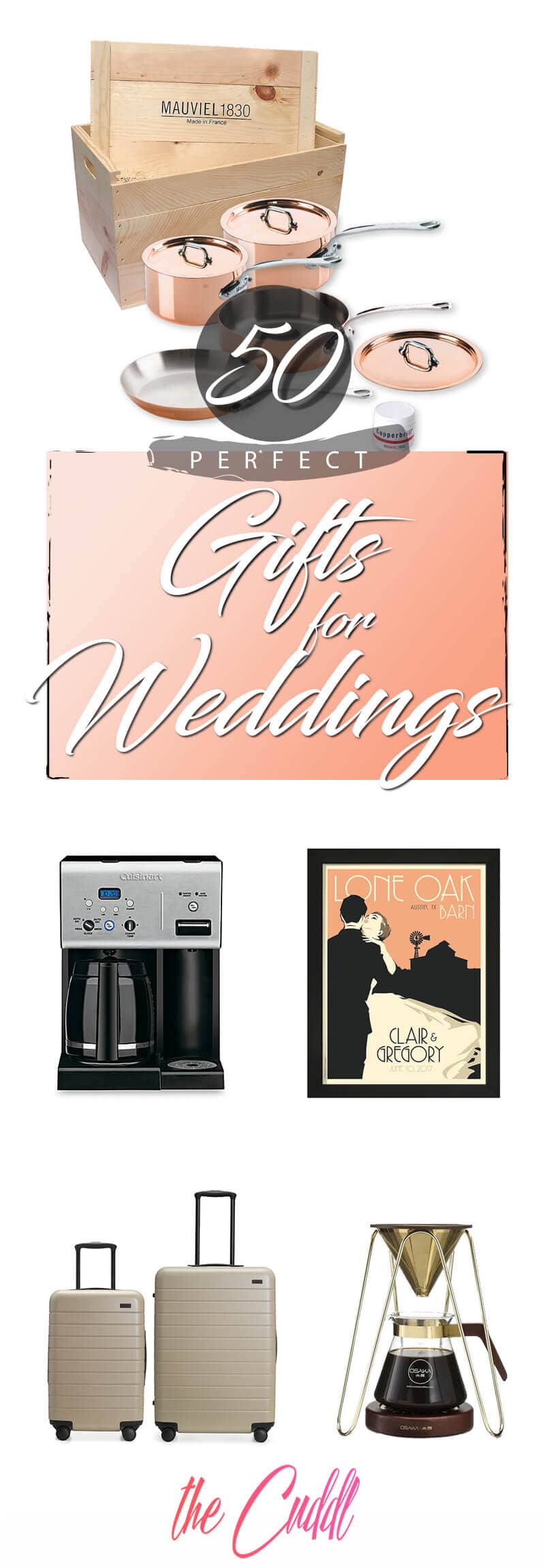 50 Perfect Wedding Gift Ideas to Make the Couple Extremely ...