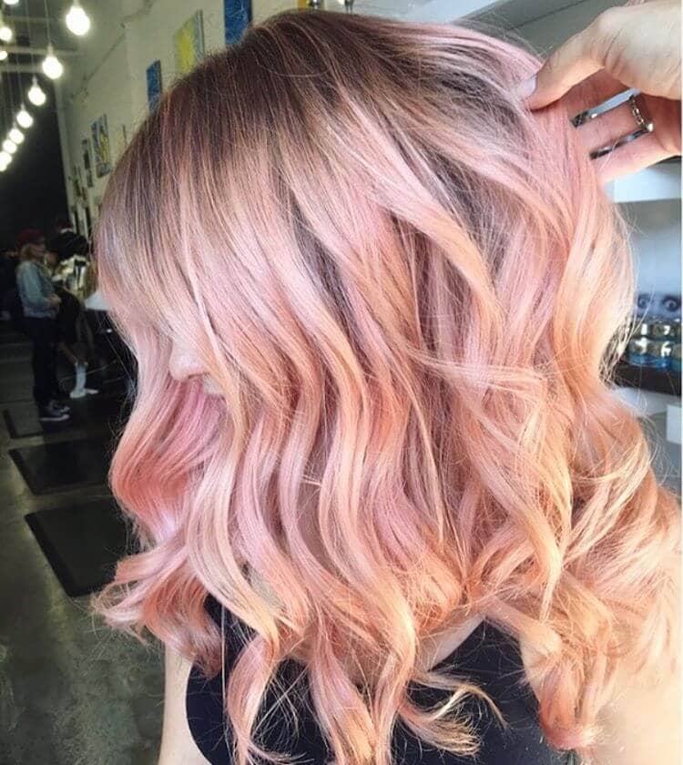 Modern Day Barbie Style Light Pink and Rose Gold Hair Inspiration