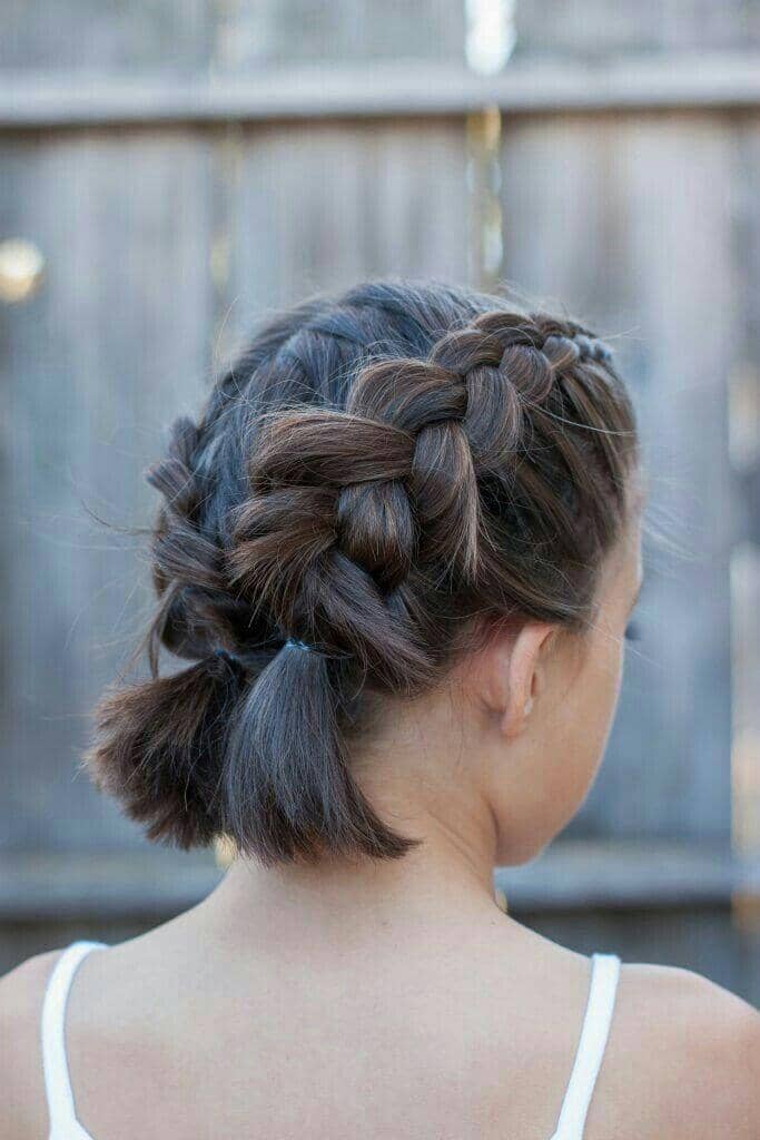 Dutch Braid Hairstyles For Short Hair Easy Braid Haristyles