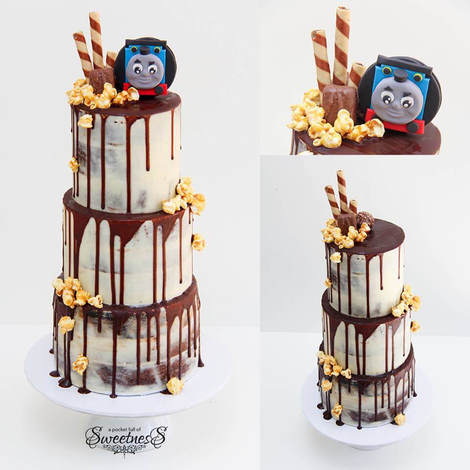 Thomas The Tank Engine Chocolate Drip Confection