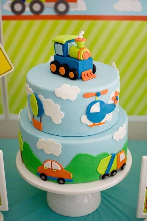 "On the Move Cake" for Boys