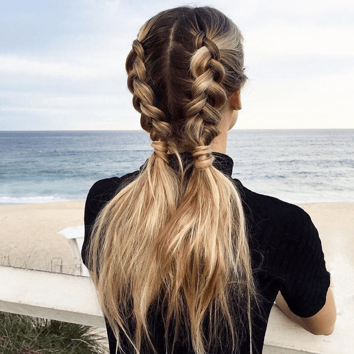 Casual and Self-Tied Double Braid