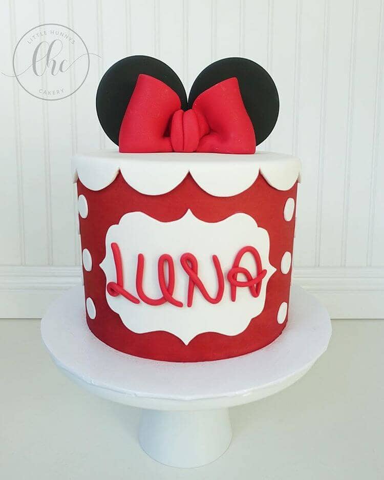 Minnie Mouse Baby Girl Cake