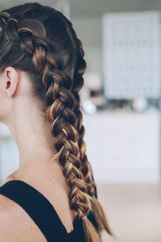 Trendy dutch braids hairstyle ideas to keep you cool in 