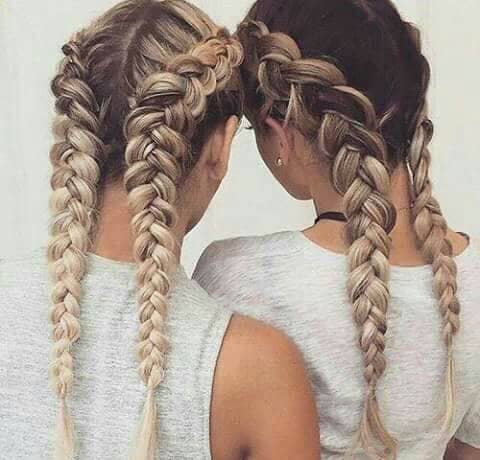 Examples of a 2 Braids Style