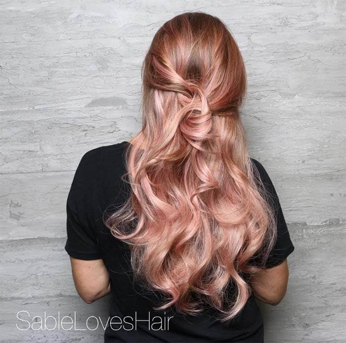 50 Irresistible Rose Gold Hair Color Looks For 2020