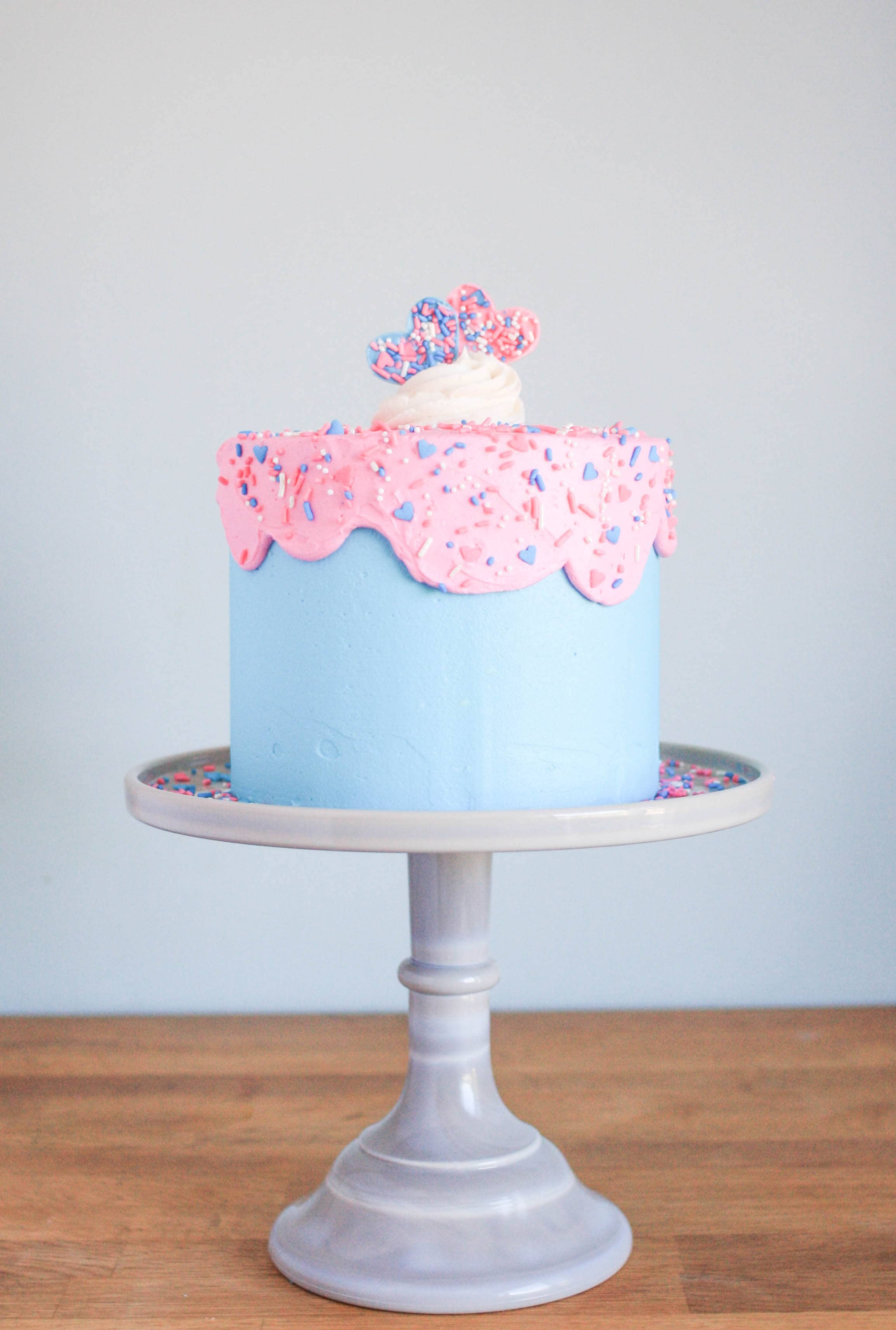 Classic Pink and Blue with Sprinkles