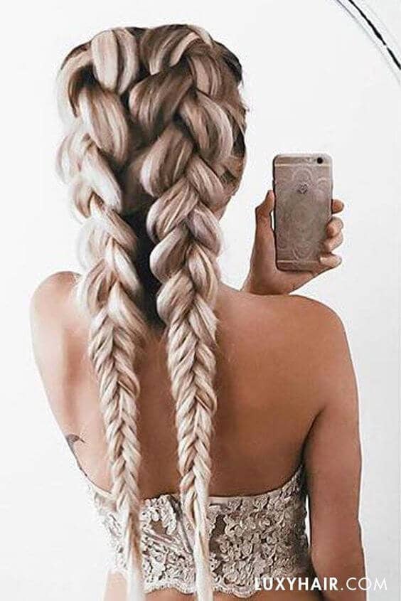 50 Trendy Dutch Braids Hairstyle Ideas To Keep You Cool In 2020