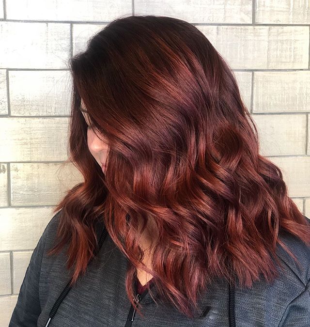 Gorgeous Auburn and Cooper Hair Style