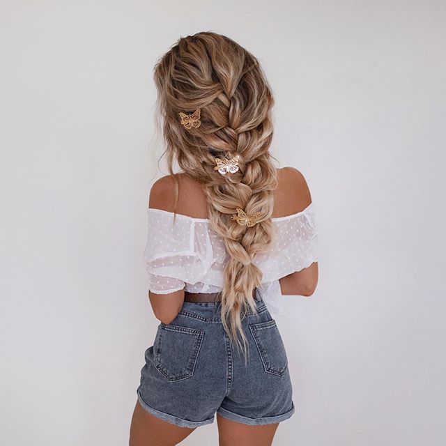 Warm Blonde Hair Color for Perfect Braids