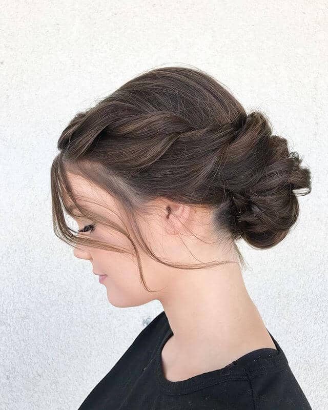 Classic Twist Updo and Chignon