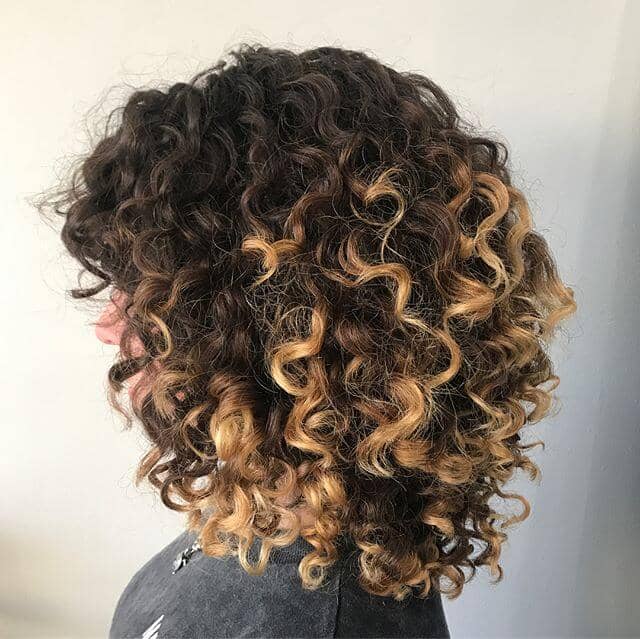 Two-Toned-Twist Short Curly Hair