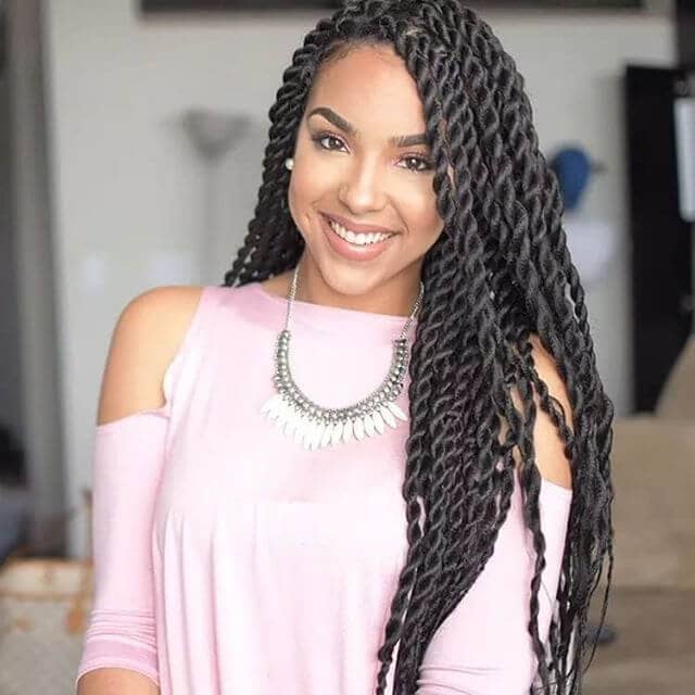 Natural Color Senegalese Twist Crochet Hair