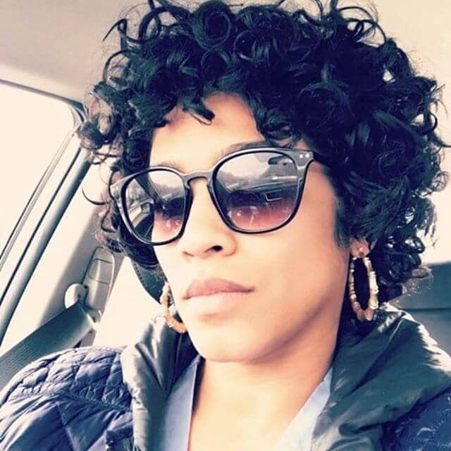 Beautiful Stiff Striking Short Curly Hair