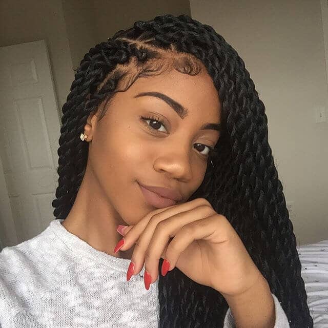 Long Twist Braids