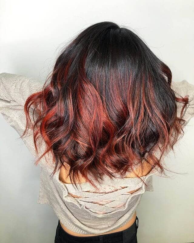 Spiced Up Red and Dark Brunette