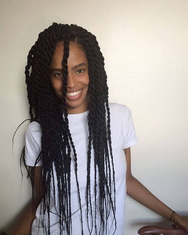 50 Beautiful Ways To Wear Twist Braids For All Hair Textures