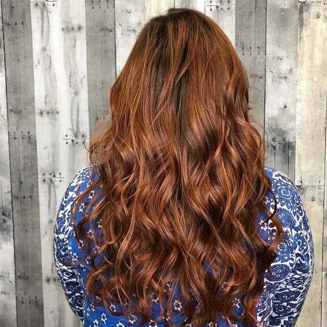 Silky Chestnut and Hazel with Copper Tones