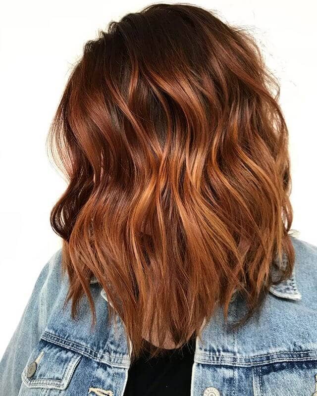 Medium Length Ash Caramel Burnished Waves