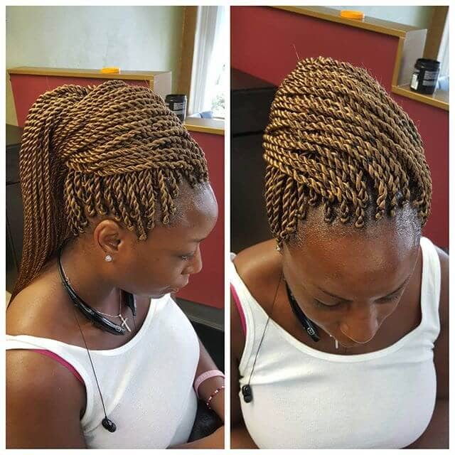 Curly Twists Up-do With Flower Crown