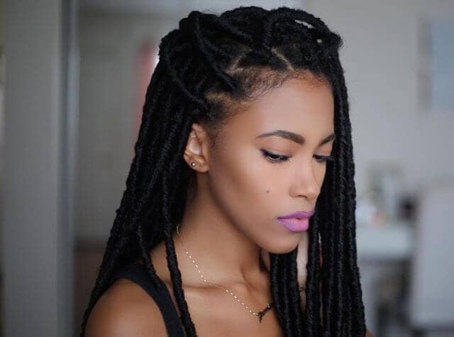  Pulled Back Crochet Hairstyles with Exposed Cornrows