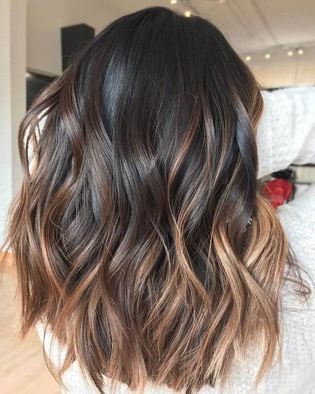 Chestnut to Amber Ombre with Cool Undertones