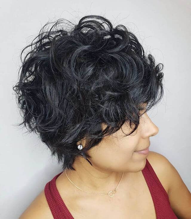 Simple Short Sexy Curly Hair