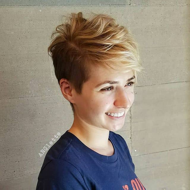 Surfer Chic Inspired Short Hair With Sun-Kissed Blonde Pixie Cut