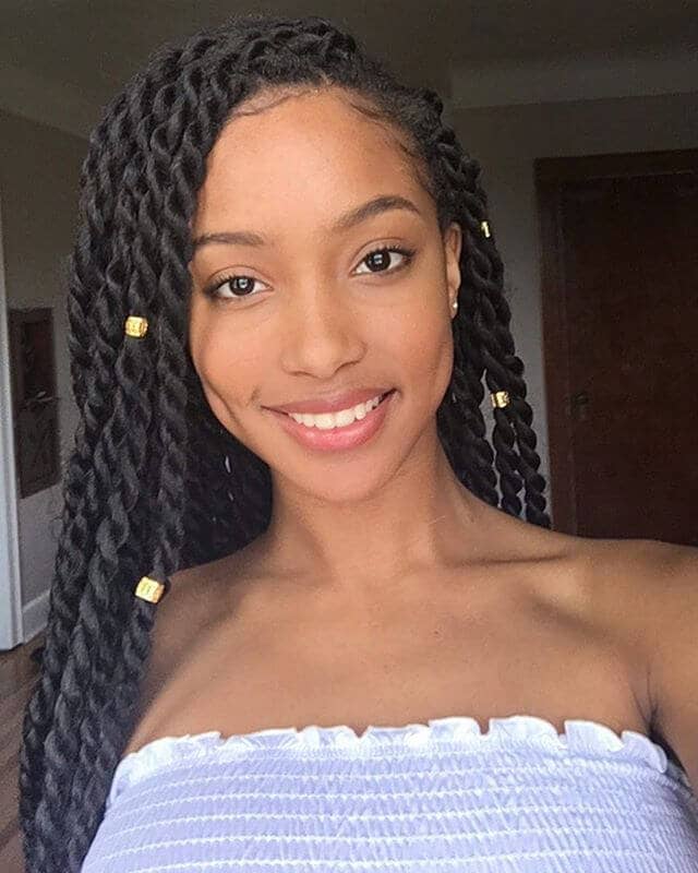 50 Beautiful Ways To Wear Twist Braids For All Hair Textures