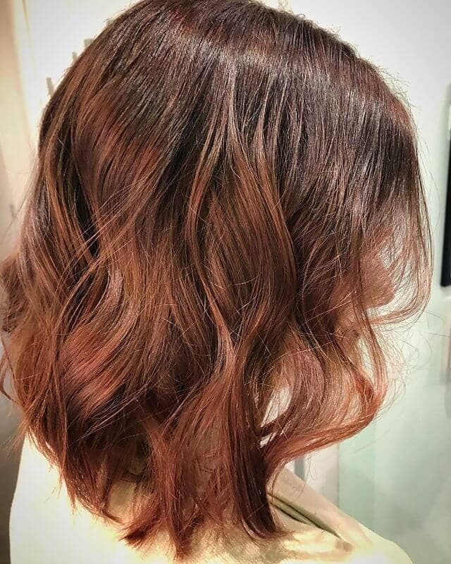 Rich Brunette with Rose Copper Gloss