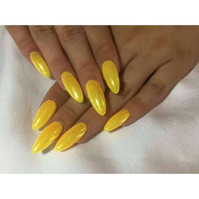 Simple and Bright Yellow Acrylics