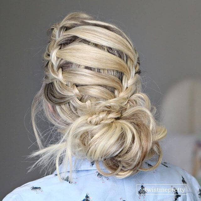 Dutch Braids With Ladder Criss-Cross