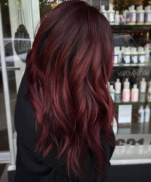 A Fine Vintage of Burgundy Hair